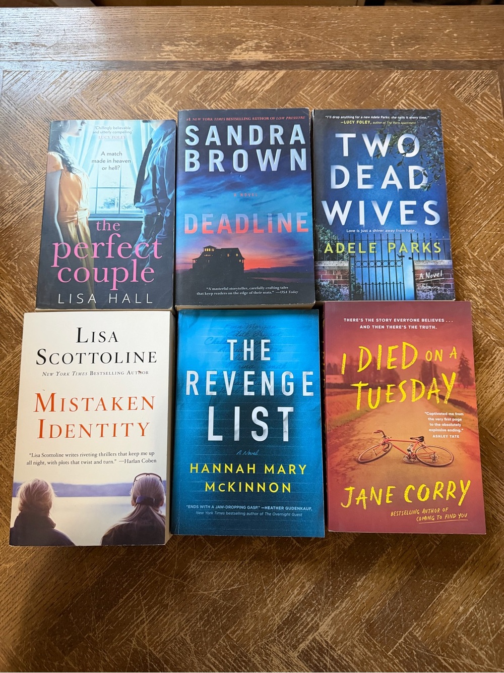 Thriller Suspense Books (2 for $25)
